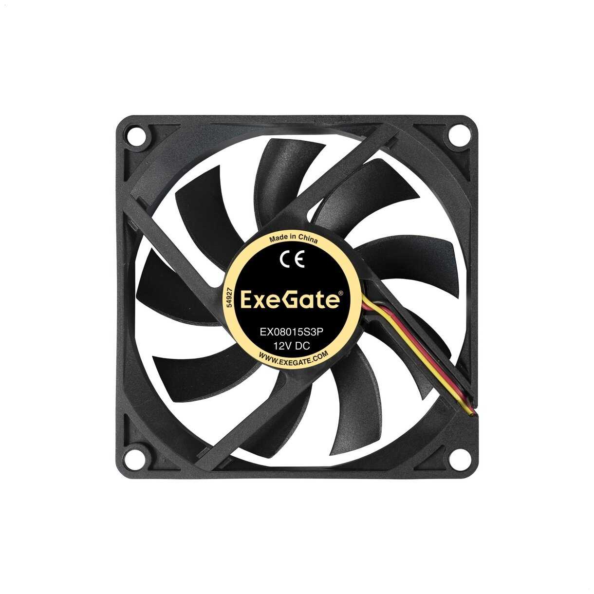 Вентилятор для корпуса ExeGate EX08015S3P