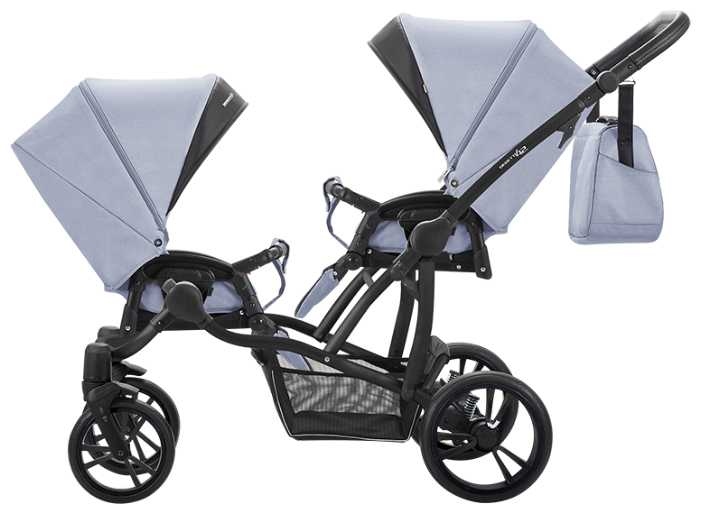 Универсальная коляска для двойни Bebetto 42 Comfort 2017, 2 в 1 фотография 10