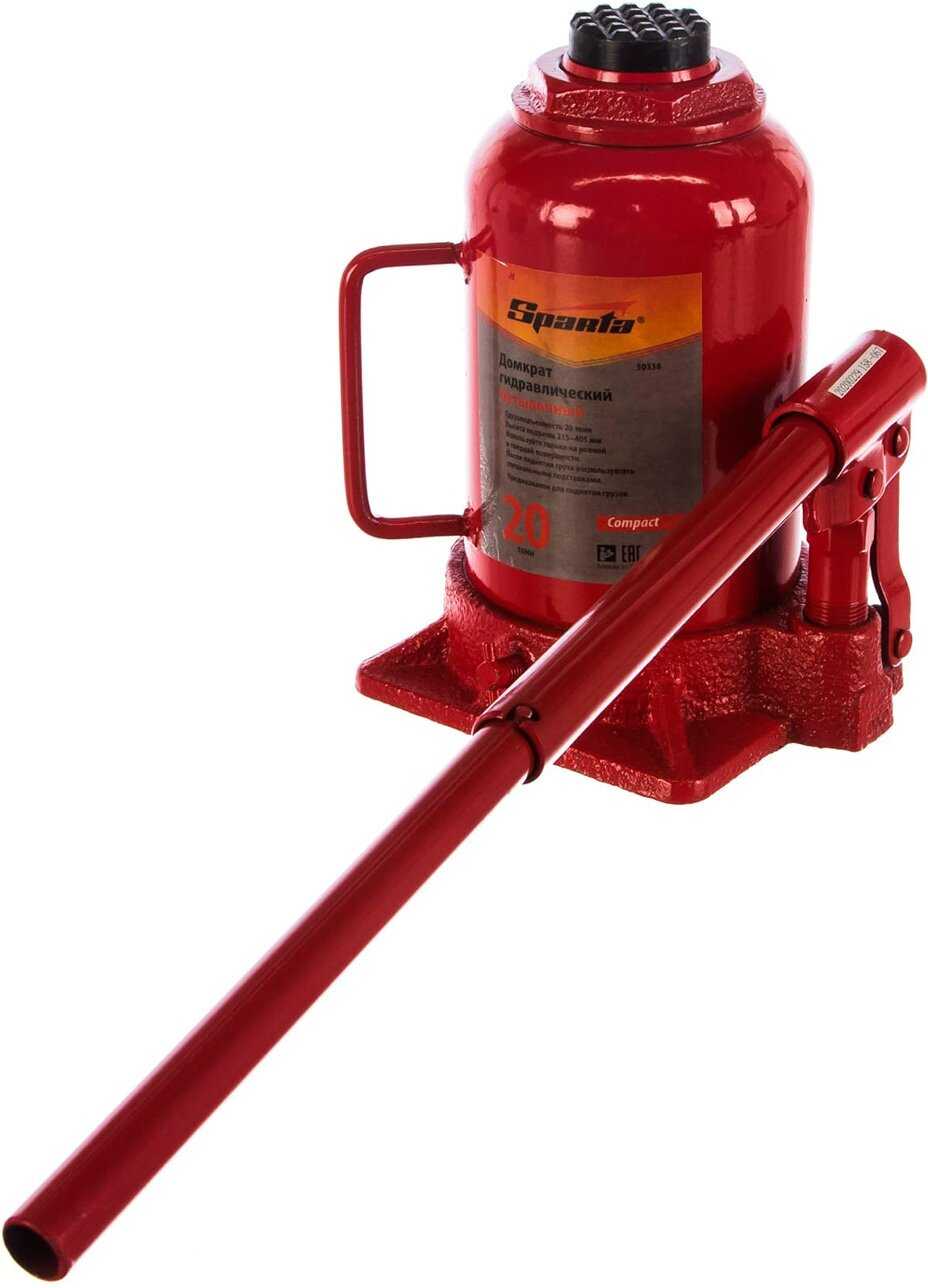 Домкрат бутылочный гидравлический Sparta Compact (50338) фотография 3
