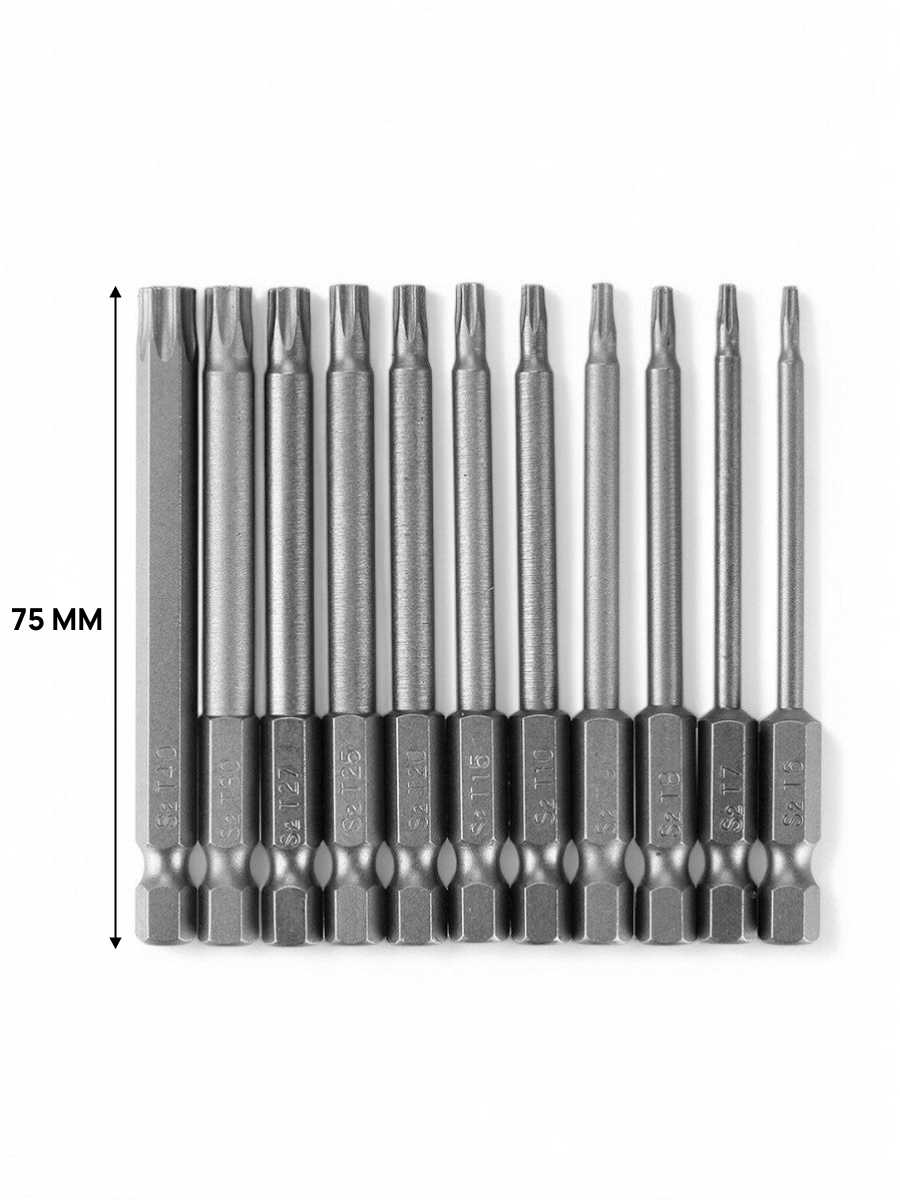 Набор магнитных бит Run Energy (TORX 75 мм 11шт) фотография 1