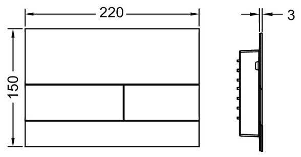Кнопка смыва TECE 9240830 фотография 1