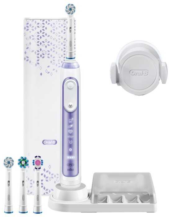 Электрическая зубная щетка Oral-B Genius 10000N D701.545.6XC фотография 8
