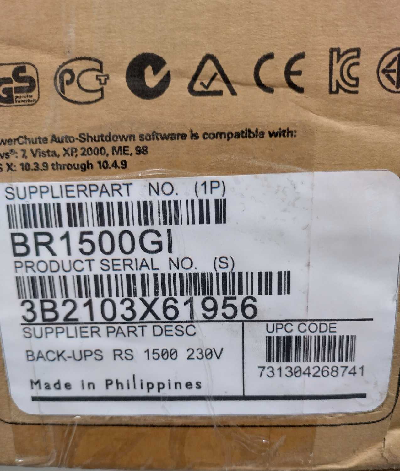 Источник бесперебойного питания APC by Schneider Electric Back-UPS Pro [BR1500GI] фотография 5