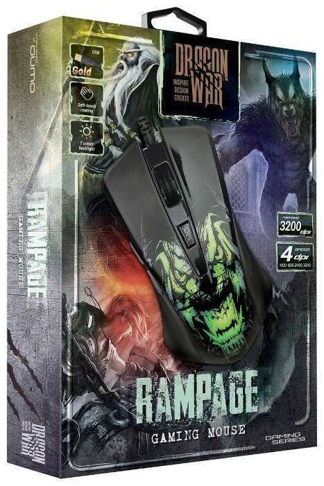 Мышь Qumo Dragon War Rampage M49 фотография 6