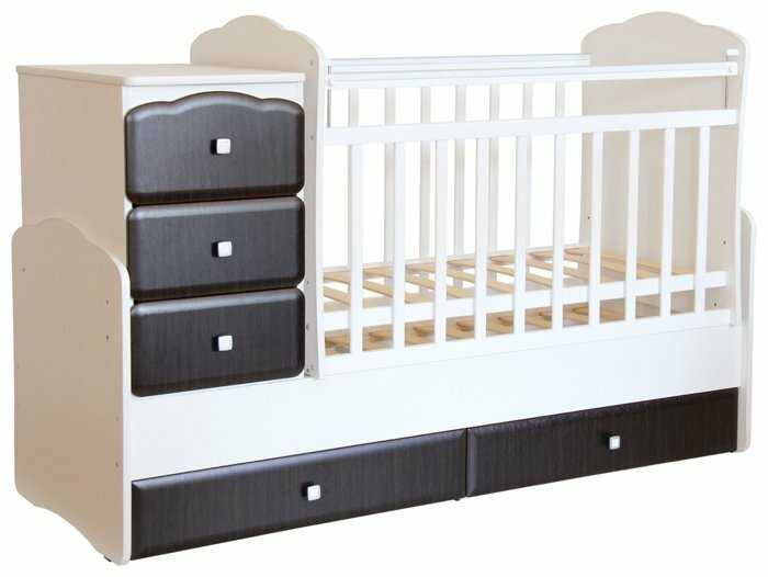 Кроватка Фея 2150 (трансформер), трансформер, поперечный маятник фотография 7