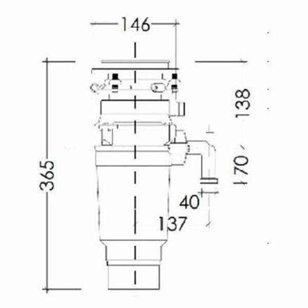 Измельчитель отходов Kuppersberg WSS 550 B фотография 1