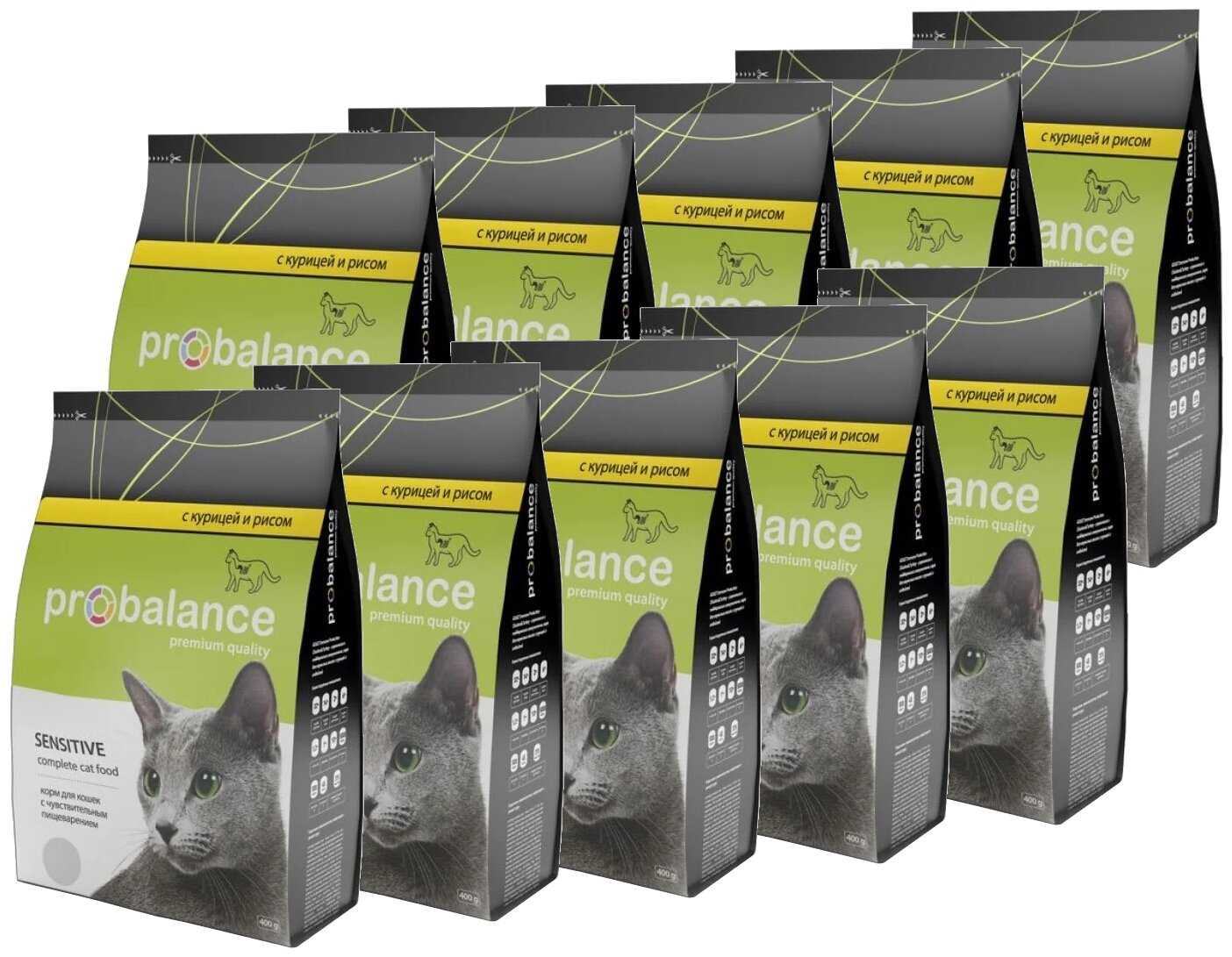 Корм для кошек ProBalance Sensitive (с курицей, с рисом) фотография 2