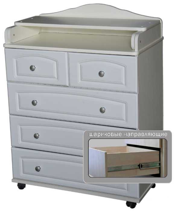 Пеленальный комод Кедр Victoria 805 МДФ фотография 1