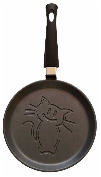 Сковорода блинная НЕВА МЕТАЛЛ ПОСУДА Кот фотография 1