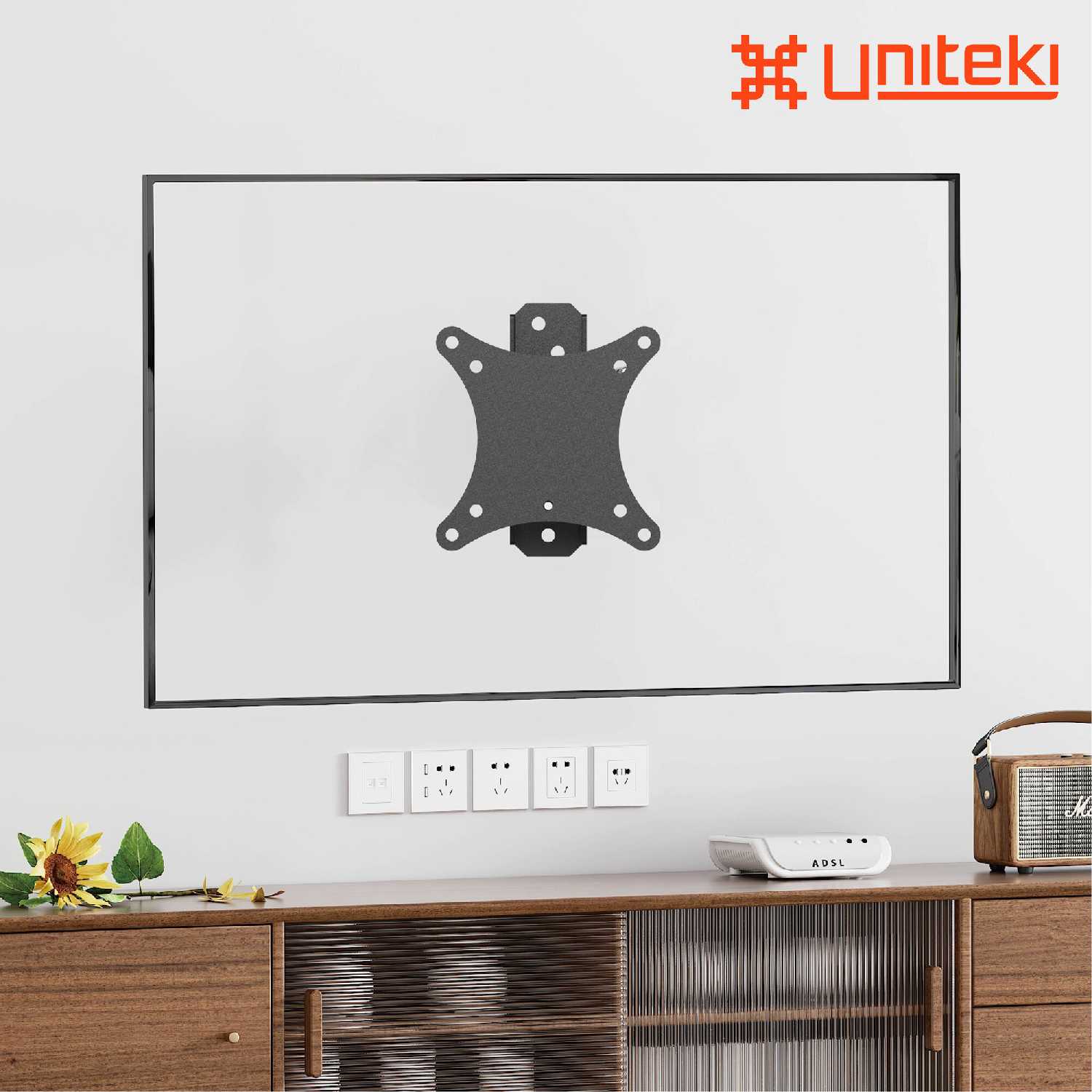 Кронштейн UniTeki Кронштейн UniTeki FM1615B для мониторов 13-28 дюймов (макс. нагрузка до 20 кг) фотография 6