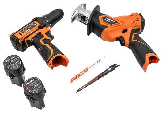 Набор аккумуляторного электроинструмента Daewoo Power Products DGA 1220Li Set фотография 7