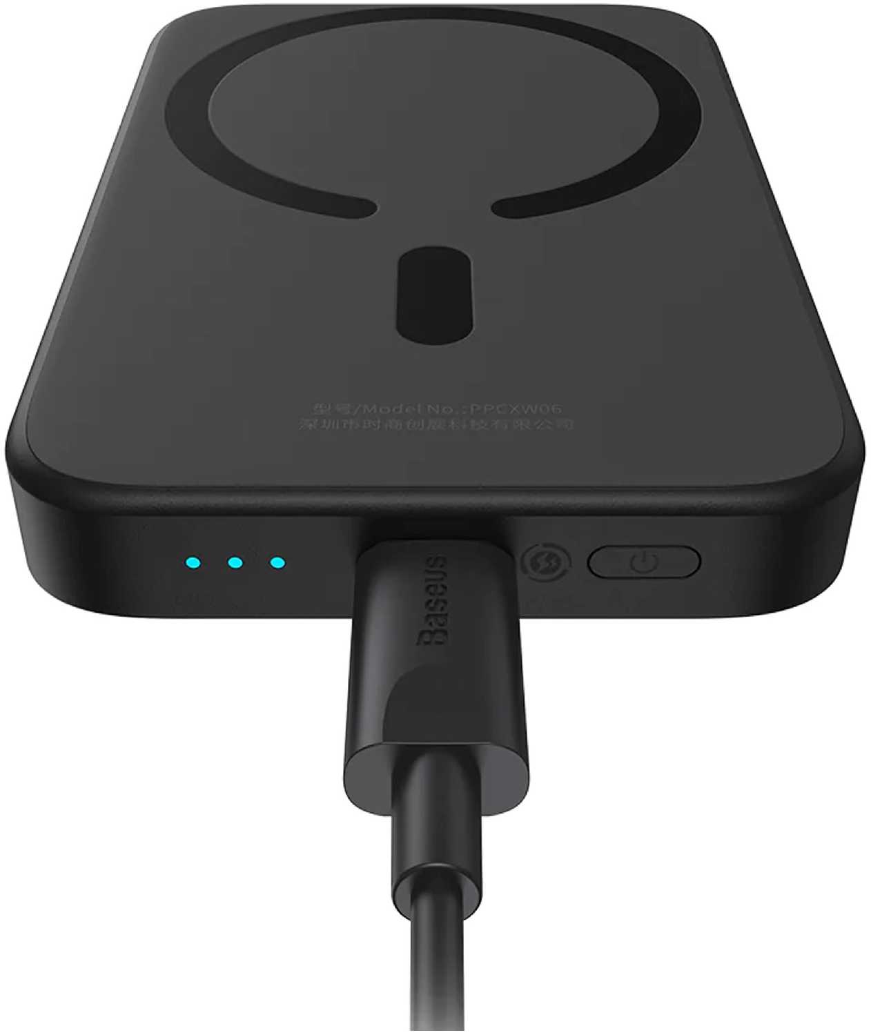 Внешний аккумулятор Baseus Magnetic Wireless 20W (QC3.0/PD) фотография 7