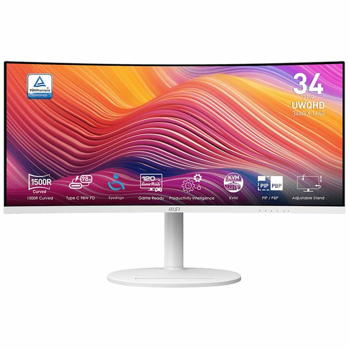 Монитор MSI Modern MD342CQPW фотография 8