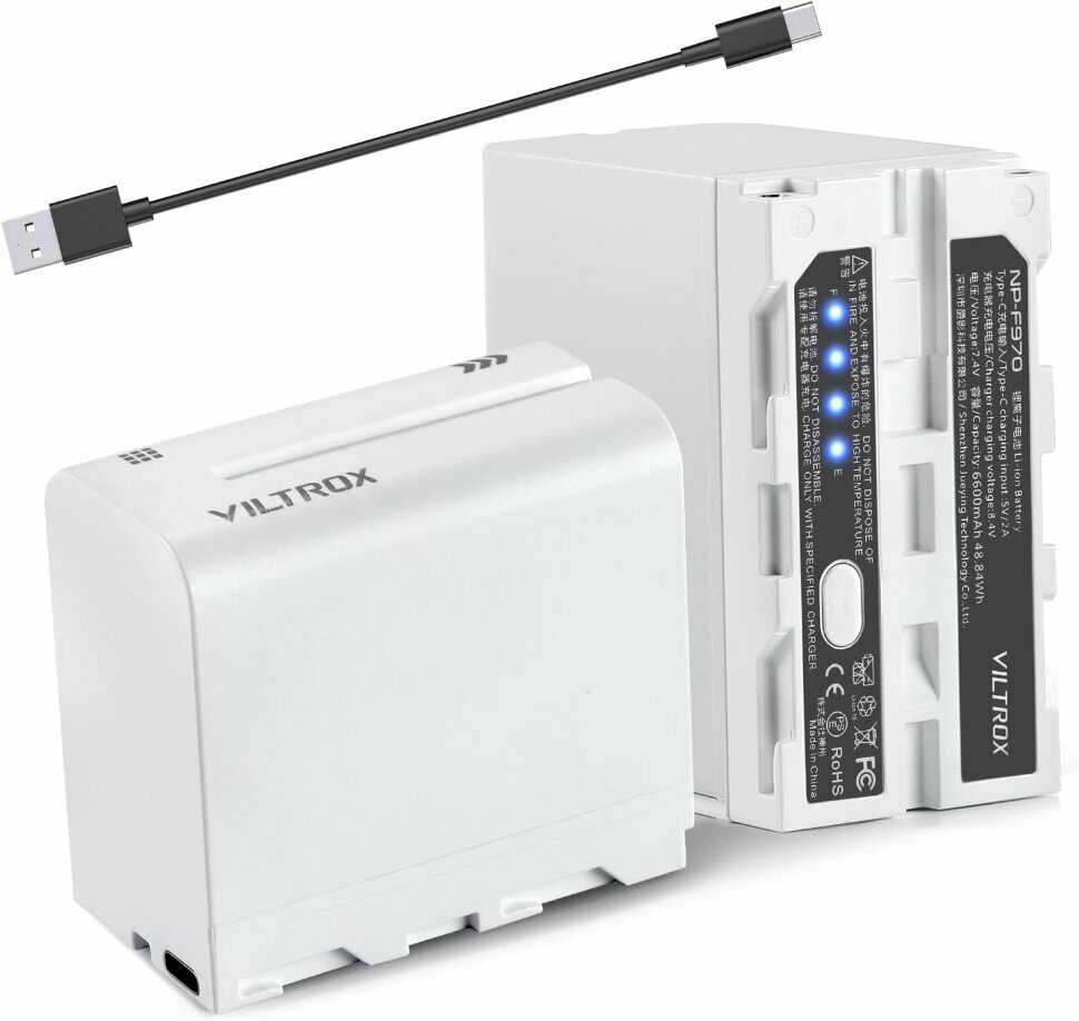 Аккумулятор Viltrox NP-F970 Type-C фотография 4