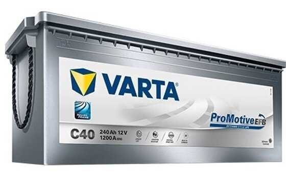 Аккумулятор для грузовиков VARTA Promotive EFB C40 (740 500 120) фотография 4