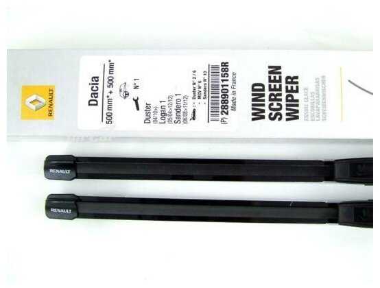 Щетка стеклоочистителя бескаркасная Renault 288901158R, 2 шт. фотография 6