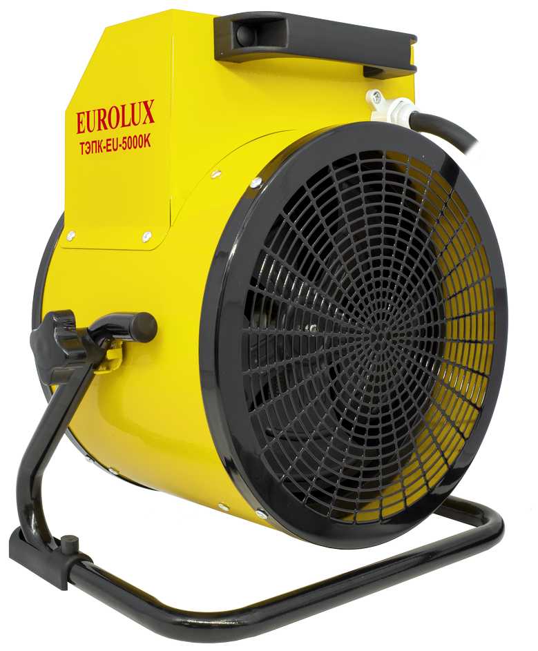 Электрическая тепловая пушка Eurolux ТЭПК-EU-5000K без горелки (5 кВт) фотография 6