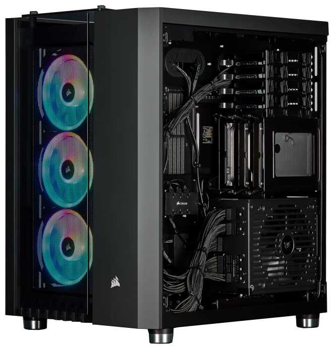 Компьютерный корпус Corsair Crystal Series 680X RGB фотография 3