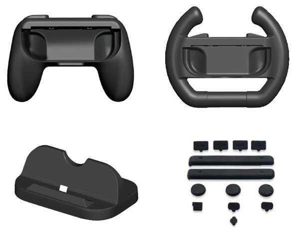 Dobe Комплект аксессуаров Super Game Kit для консоли Nintendo Switch (TNS-876)