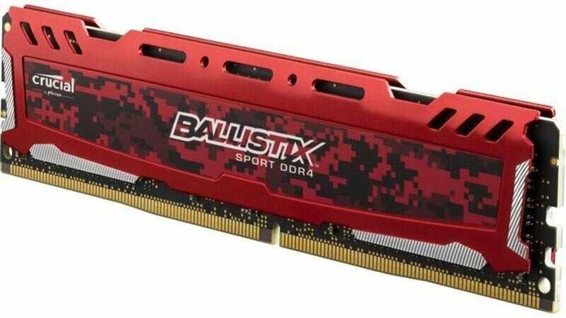 Оперативная память Crucial Ballistix Sport LT 8 ГБ DDR4 DIMM CL16 (BLS8G4D26BFSEK) фотография 3