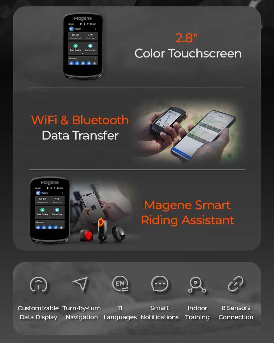Велосипедный компьютер Magene C606 фотография 12