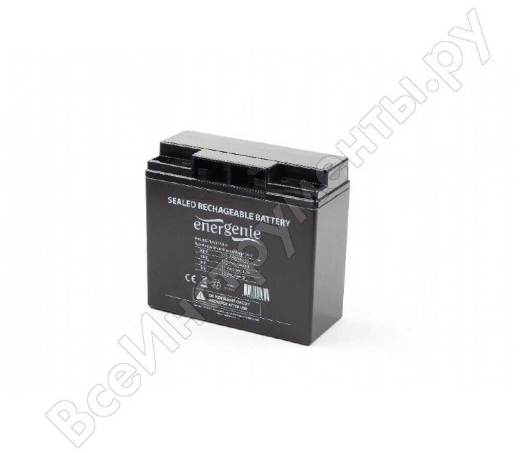 Аккумуляторная батарея Energenie BAT-12V17AH/4 12В 17 А·ч фотография 7