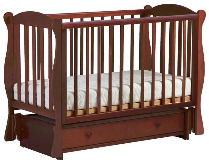 Кроватка ЛЕЛЬ (Кубаньлесстрой) Кубаночка-6 БИ 42, классическая, универсальный маятник фотография 3