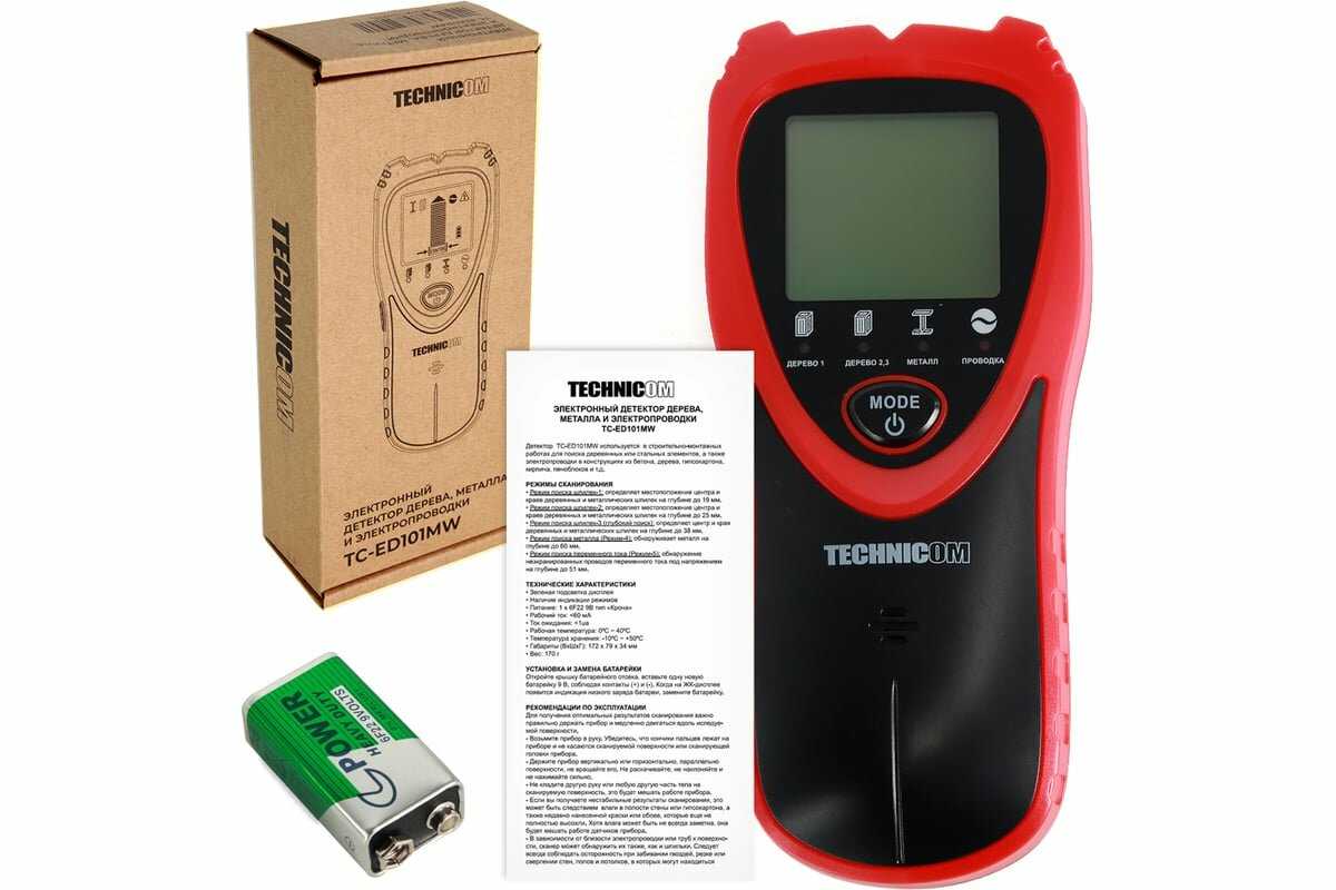 Электронный детектор TECHNICOM TC-ED101MW фотография 18