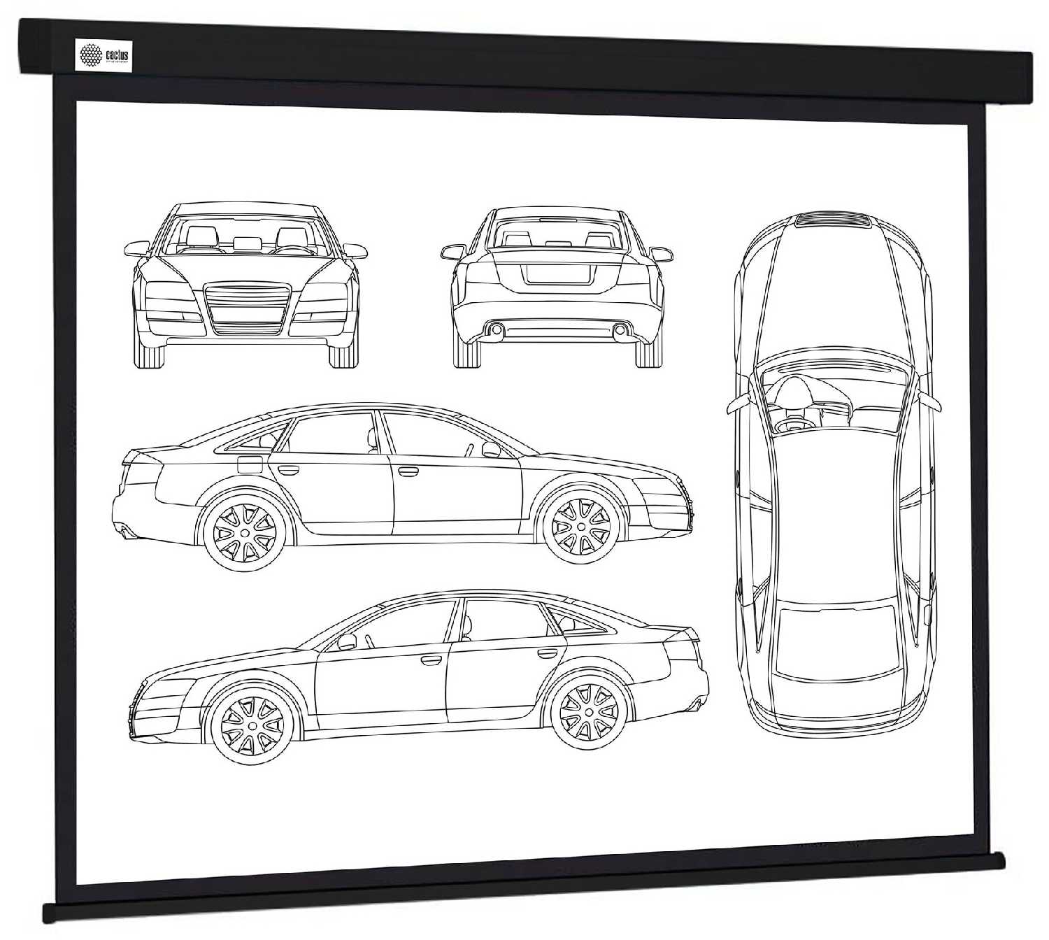 Баллонный ключ Cactus Wallscreen Крестообразный складной (CS-PSW-213X213)