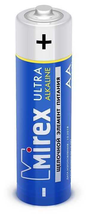 Батарея щелочная Mirex LR6 / AA 1,5V 10 шт (10/480), multipack фотография 1