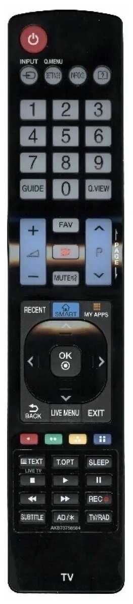 Пульт для LG AKB73756564 (AKB73756565)