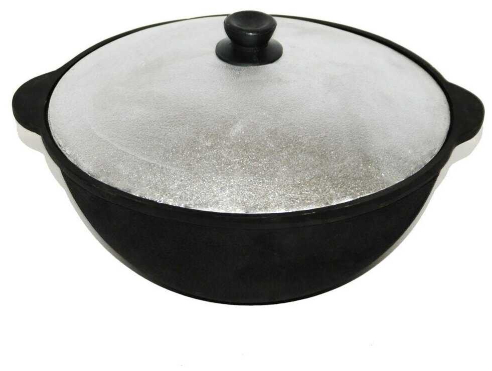 Казан Наманган Казан чугунный с плоским дном фотография 14