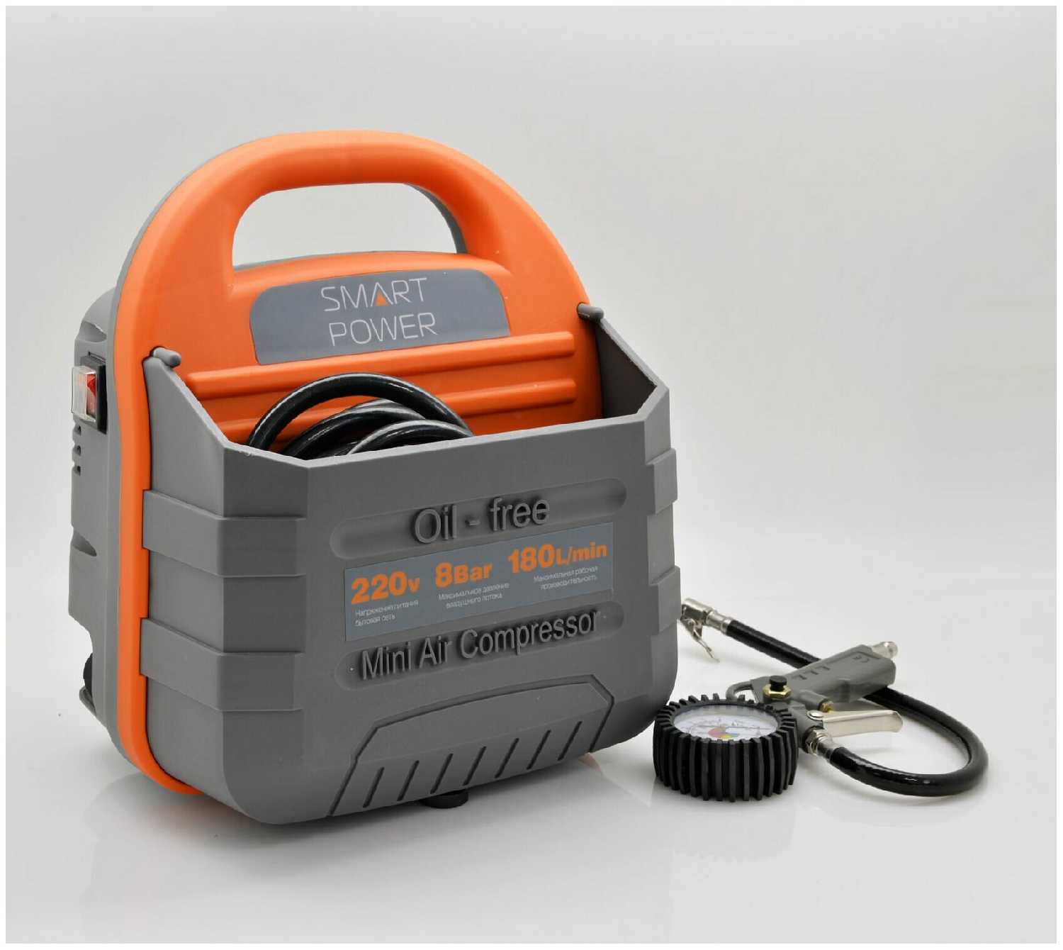 Компрессор безмасляный BERKUT SMART POWER SAC-180 фотография 16