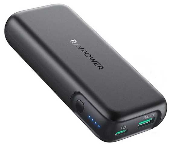 Портативный аккумулятор RAVPower PD Pioneer 20W 10000 мАч (RP-PB186)