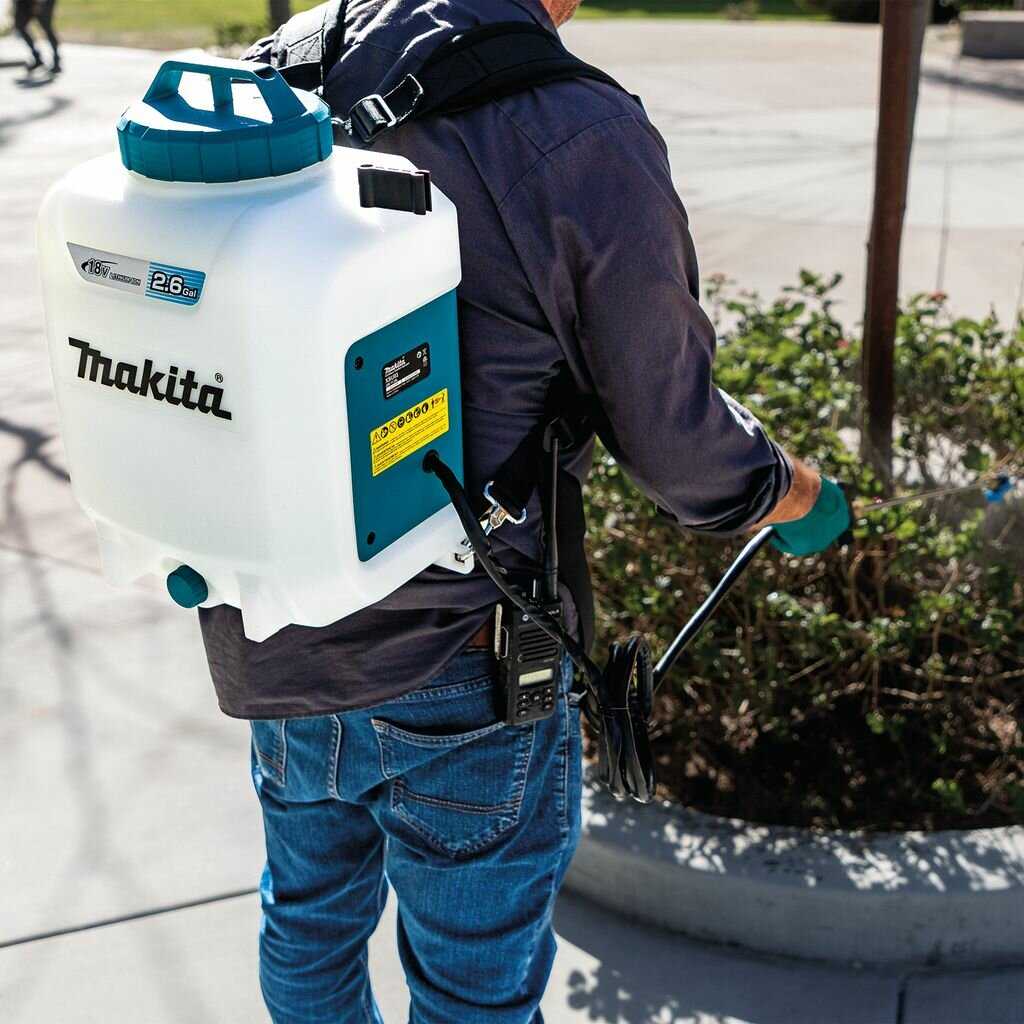 Опрыскиватель аккумуляторный Makita Опрыскиватель аккумуляторный (DUS108Z) фотография 9