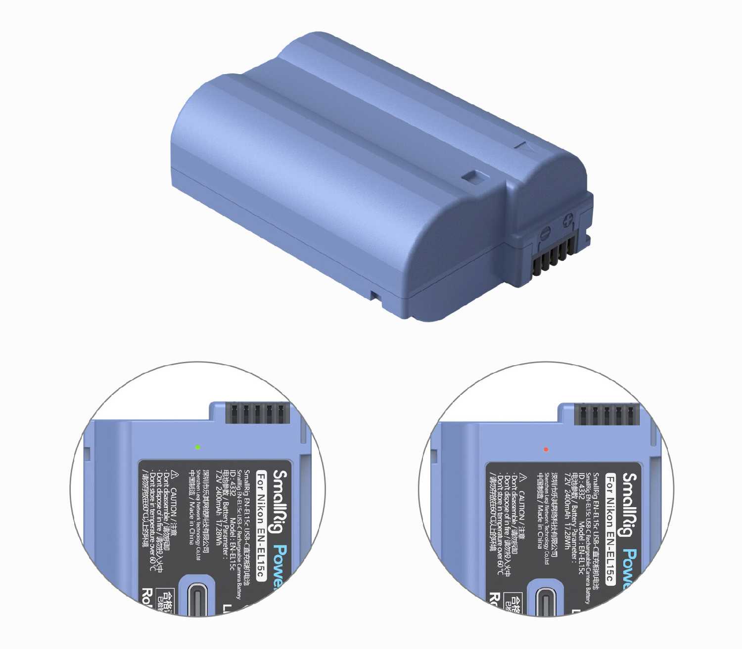 Аккумулятор SmallRig EN-EL15c [Type-C] [4332] фотография 6