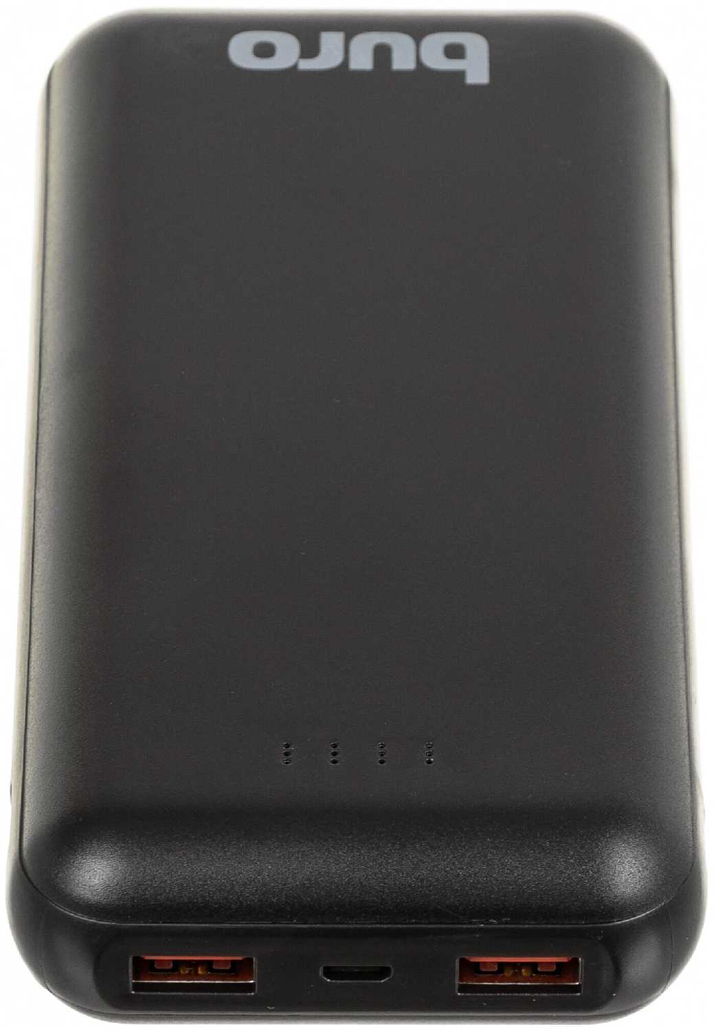 Мобильный аккумулятор Buro BPF20E 20000mAh 4.5A QC PD 2xUSB черный (BPF20E22PBK) фотография 3