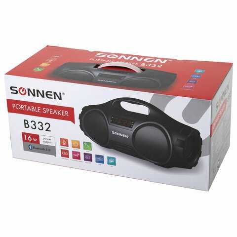 Колонка портативная SONNEN SONNEN B332 фотография 3