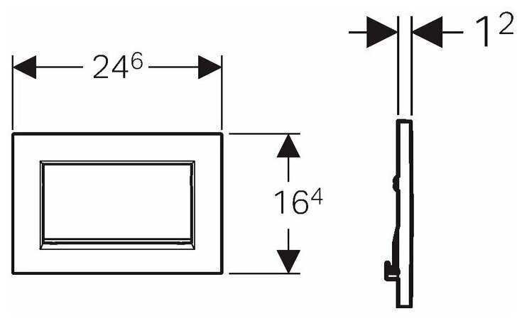 Кнопка смыва Geberit Sigma 30 (115.893.KJ.1) фотография 5