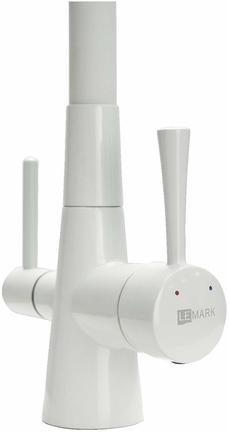 Смеситель для кухни с подключением к фильтру с питьевой водой Lemark Comfort LM3074C-Orange фотография 5
