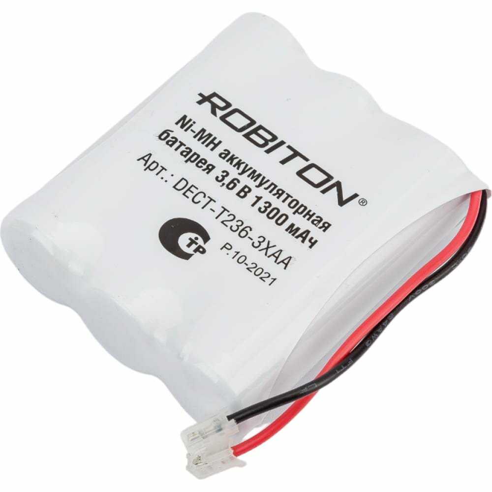 Ni-MH аккумуляторная батарея ROBITON DECT-T314-3X2/3AAA [3,6V 300мАч] фотография 2