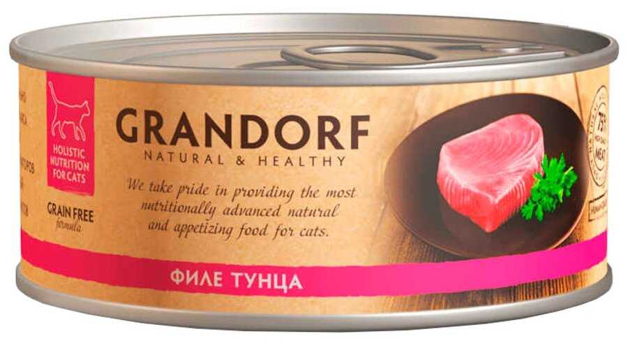 Корм для кошек Grandorf беззерновой с тунцом