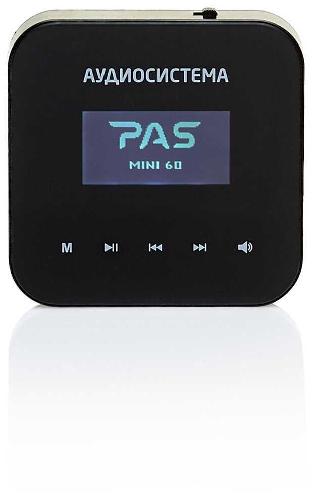 Аудиоконтроллер для фоновой музыки с USB/ FM/BT плеером PASystem MINI-60B Чёрный цвет фотография 1
