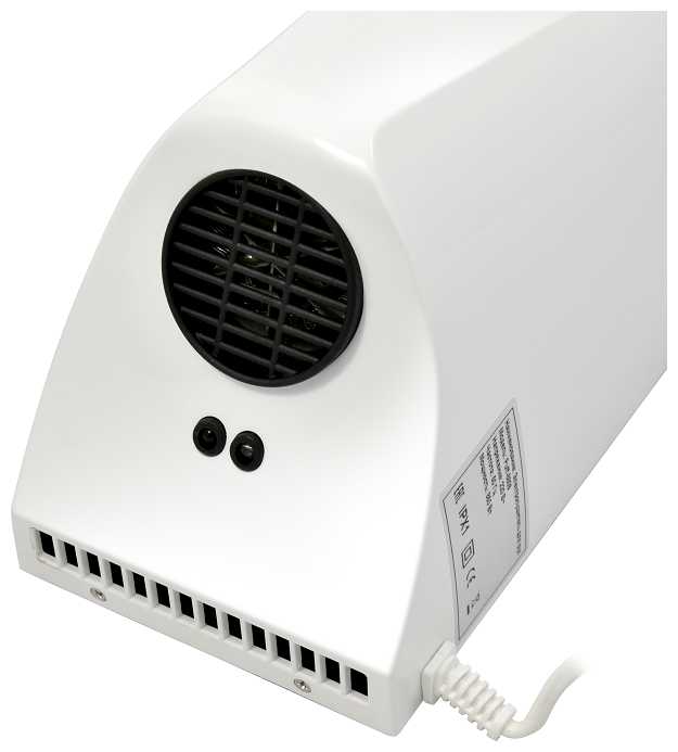 Электросушитель сенсорный для рук Puff-8809, белый, 0,85 кВт фотография 6