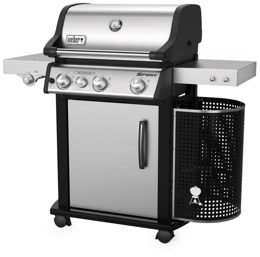 Гриль газовый Weber Spirit Premium SP-335 GBS, 81.3х132.1х160.1 см фотография 1