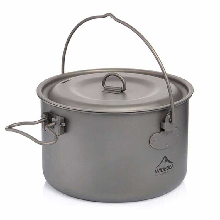 Посуда для пикника Widesea Котелок с крышкой фотография 5