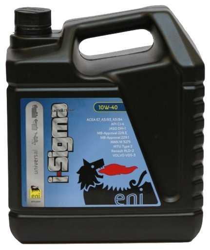 Полусинтетическое моторное масло Eni/Agip i-Sigma universal 10W-40 фотография 4