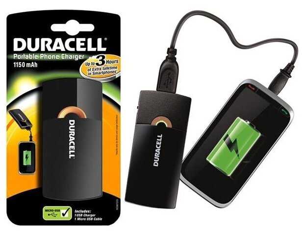 Внешний аккумулятор Duracell Portable USB Charger (PРSOGC) фотография 1