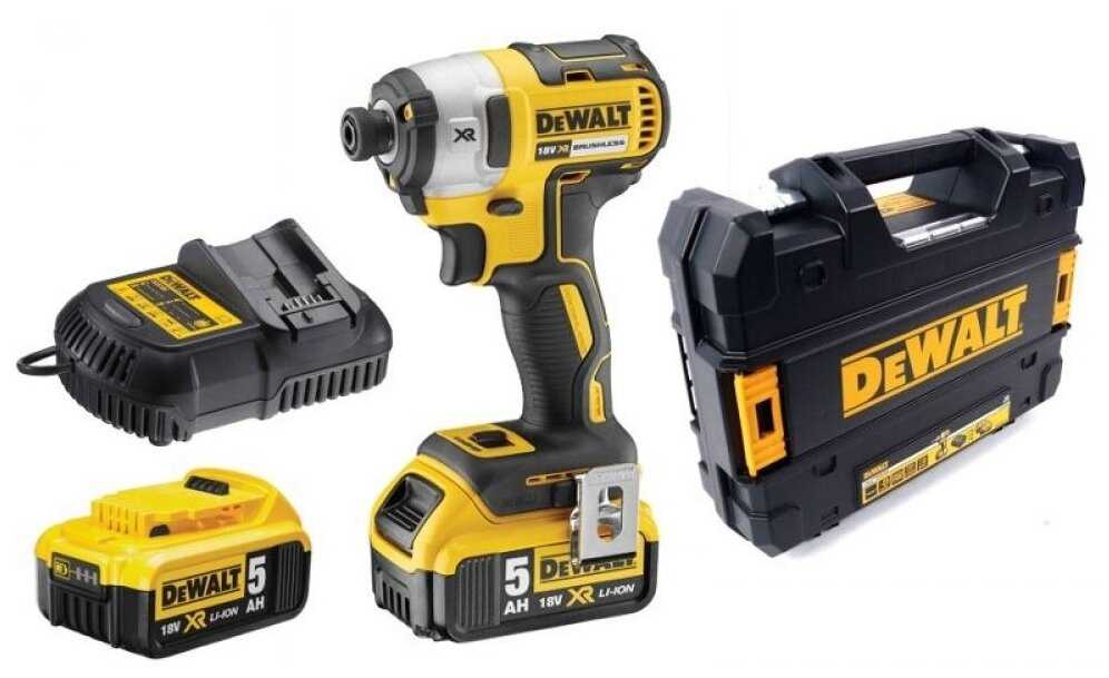 Ударная аккумуляторная дрель-шуруповерт DeWALT DCF887P2 фотография 1