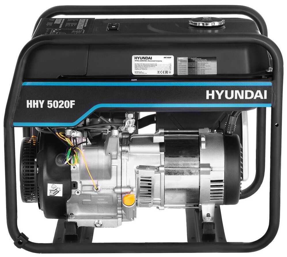 Бензиновый генератор HYUNDAI HHY 5020F фотография 5